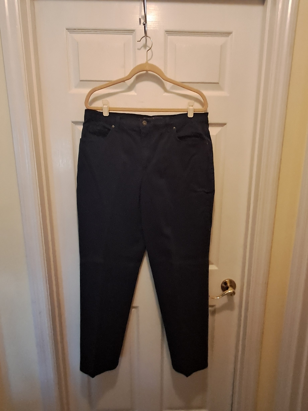 Gloria Vanderbilt Amanda Jeans Size 16 Navy Blue